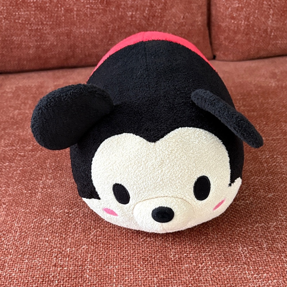 Disney Tsum Tsum Mickey Mouse Plush - Black and Cream
